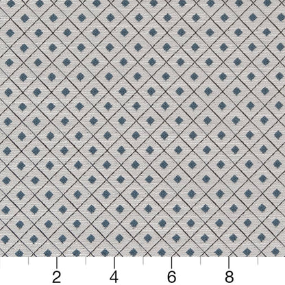 D2153 Diamonds,Small Scale River Diamond Blue Charlotte Fabrics