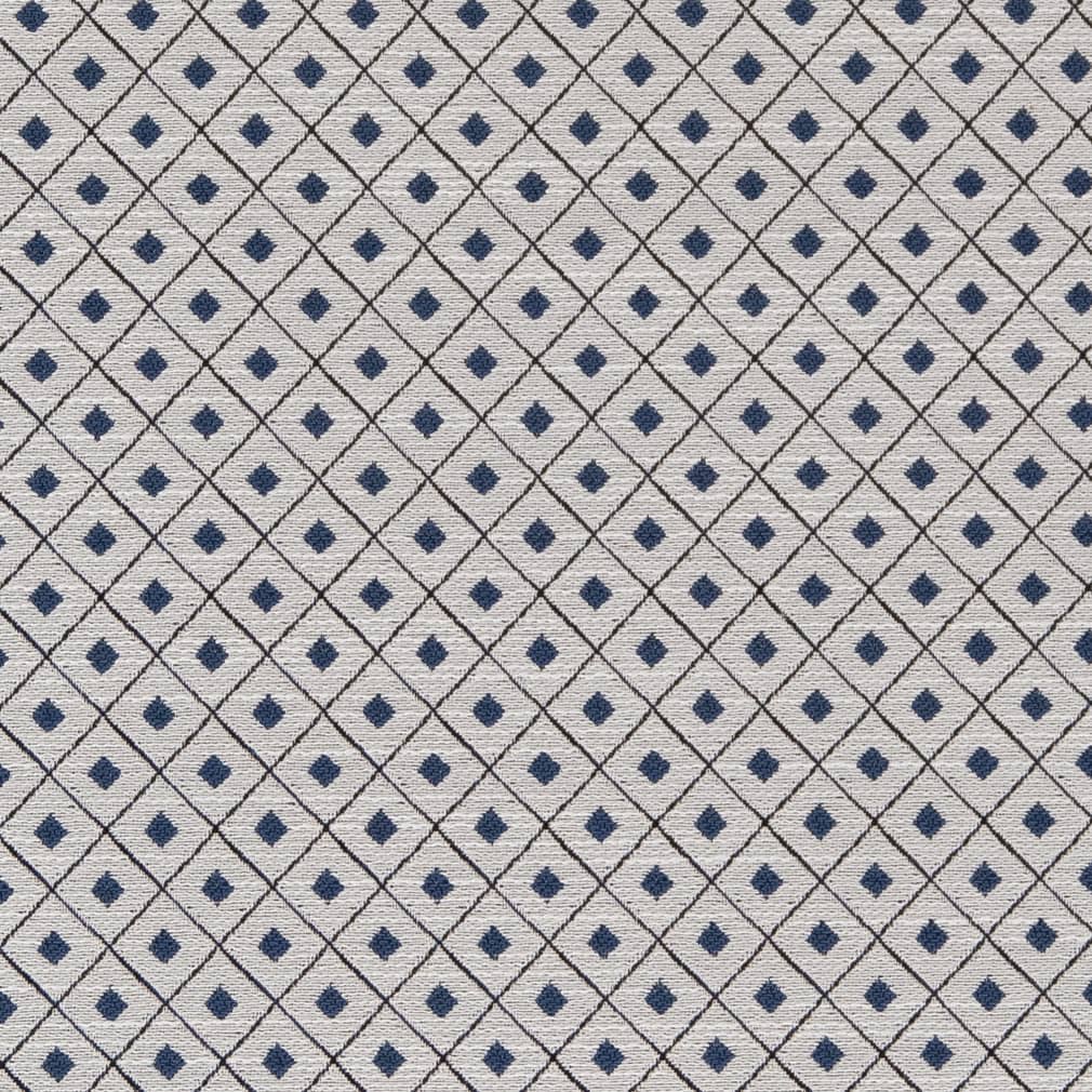 D2154 Diamonds,Small Scale Wedgewood Diamond Blue Charlotte Fabrics