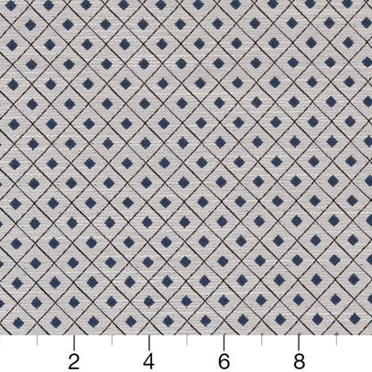 D2154 Diamonds,Small Scale Wedgewood Diamond Blue Charlotte Fabrics