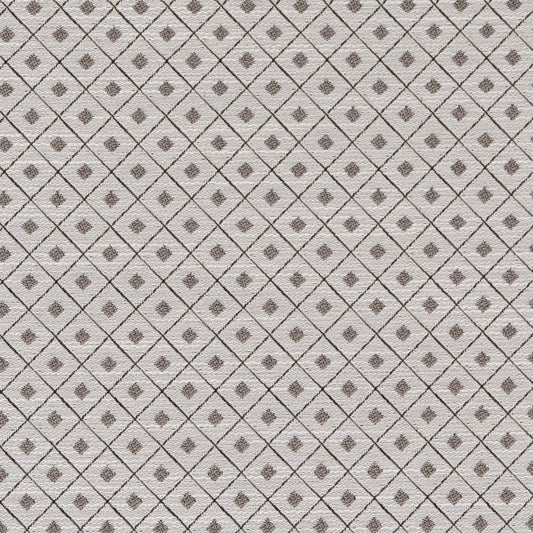D2155 Diamonds,Small Scale Pewter Diamond Grey & Silver Charlotte Fabrics