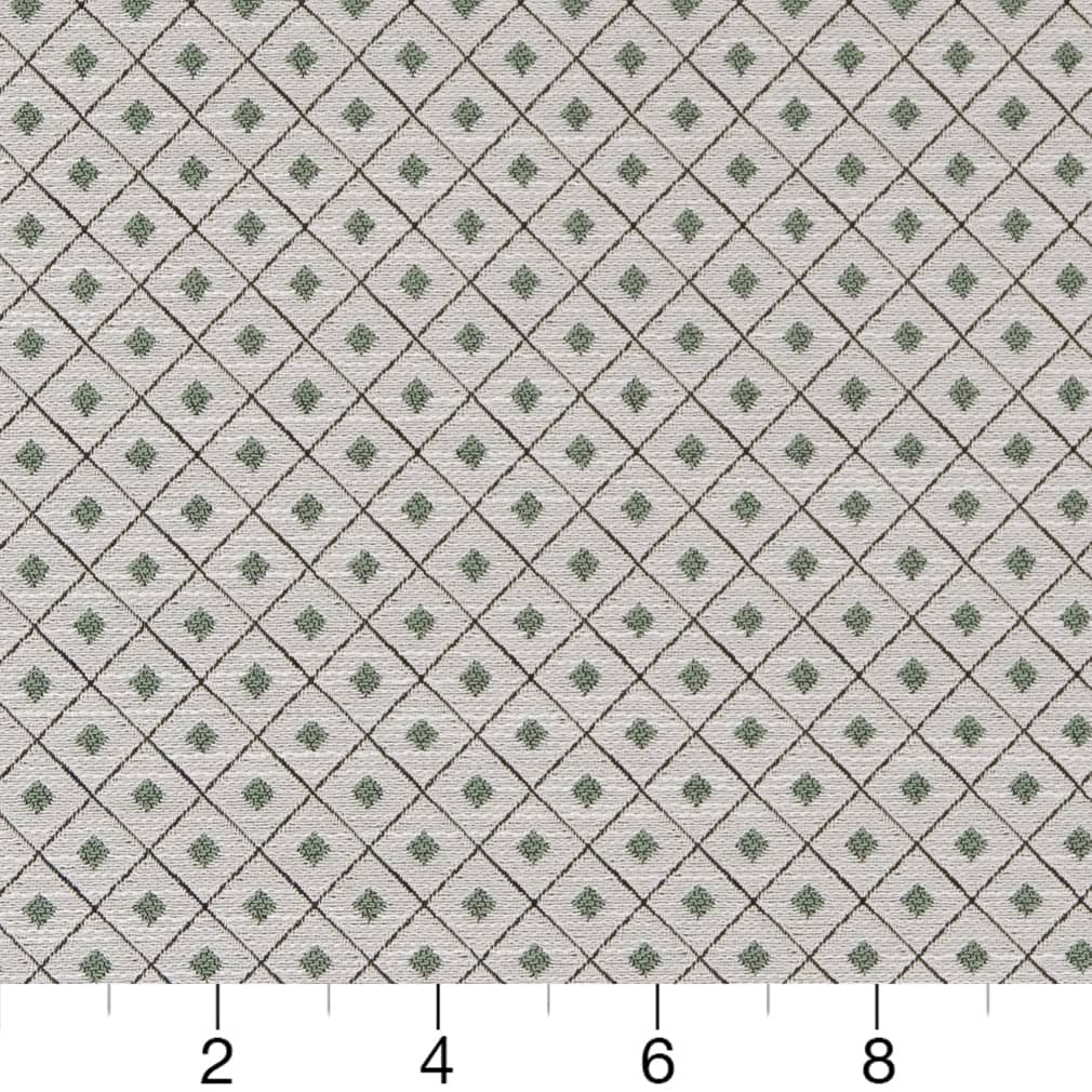 D2156 Diamonds,Small Scale Spring Diamond Green Charlotte Fabrics