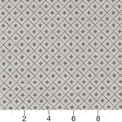 D2156 Diamonds,Small Scale Spring Diamond Green Charlotte Fabrics