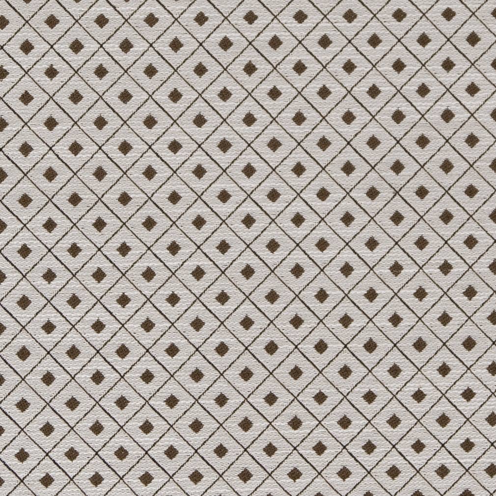 D2158 Diamonds,Small Scale Truffle Diamond Brown Charlotte Fabrics