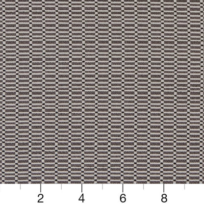 D2160 Small Scale Charcoal Stack Grey & Silver Charlotte Fabrics