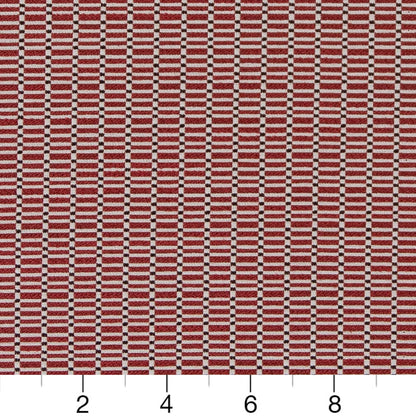 D2162 Small Scale Ruby Stack Red & Burgundy Charlotte Fabrics
