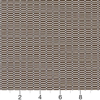 D2168 Small Scale Truffle Stack Brown Charlotte Fabrics