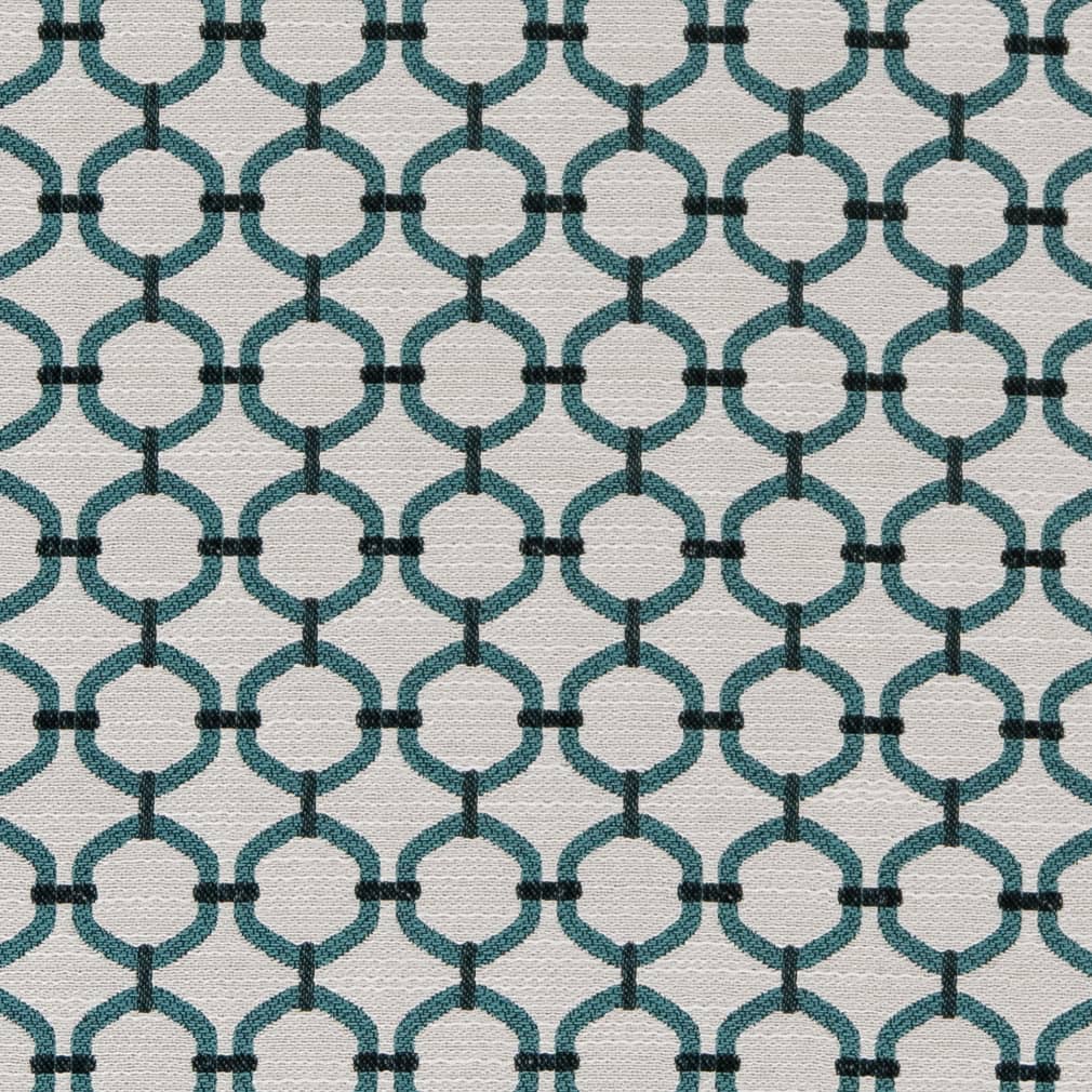 D2169 Abstract & Geometric,Small Scale Aqua Lattice Aqua & Teal Charlotte Fabrics