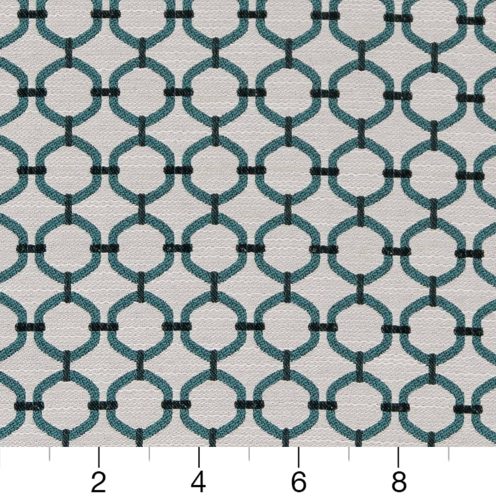 D2169 Abstract & Geometric,Small Scale Aqua Lattice Aqua & Teal Charlotte Fabrics