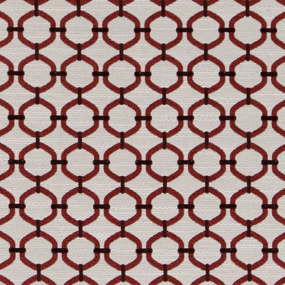 D2172 Abstract & Geometric,Small Scale Ruby Lattice Red & Burgundy Charlotte Fabrics