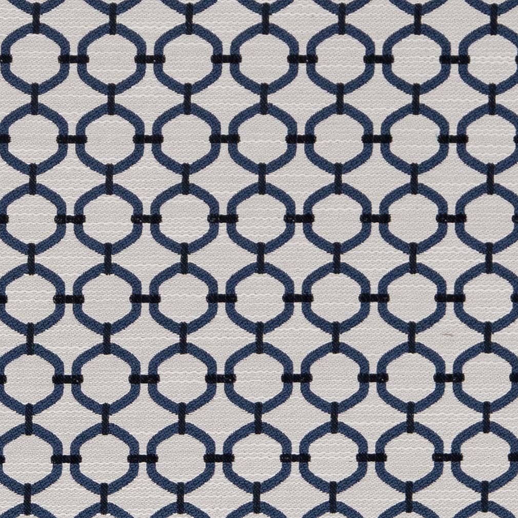 D2174 Abstract & Geometric,Small Scale Wedgewood Lattice Blue Charlotte Fabrics