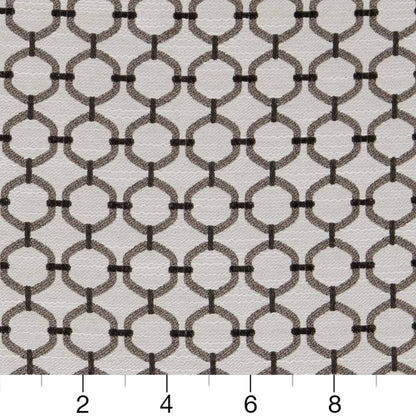 D2175 Abstract & Geometric,Small Scale Pewter Lattice Grey & Silver Charlotte Fabrics