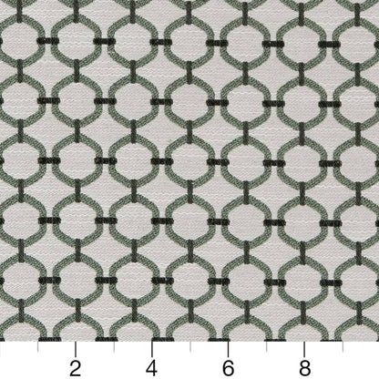D2176 Abstract & Geometric,Small Scale Spring Lattice Green Charlotte Fabrics