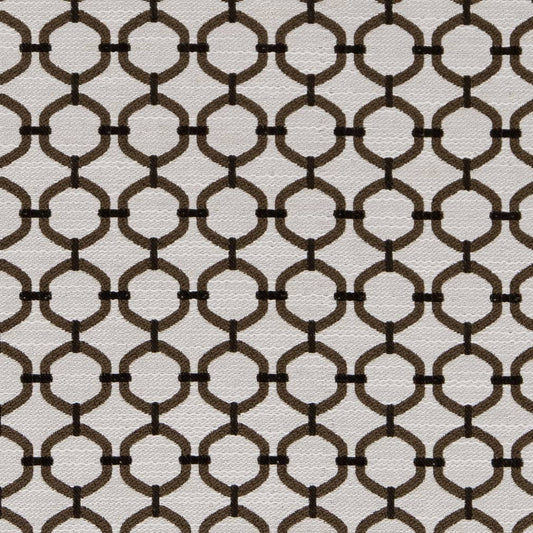 D2178 Abstract & Geometric,Small Scale Truffle Lattice Brown Charlotte Fabrics