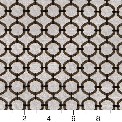 D2178 Abstract & Geometric,Small Scale Truffle Lattice Brown Charlotte Fabrics