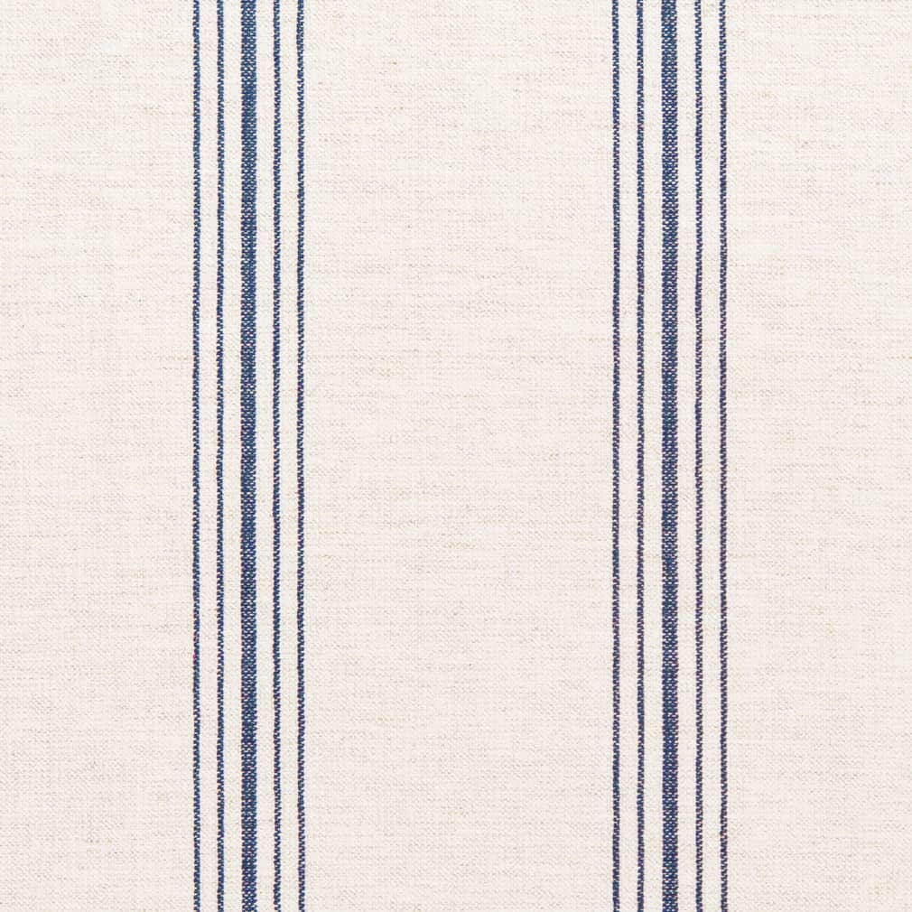D2276 Stripe Hampton Blue Blue Charlotte Fabrics