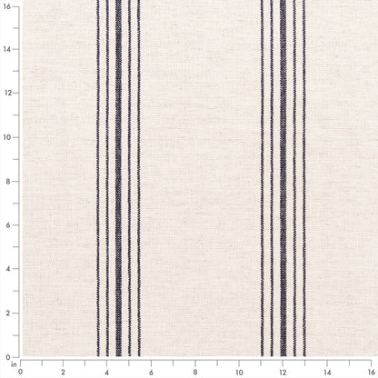D2278 Stripe Hampton Indigo Blue Charlotte Fabrics