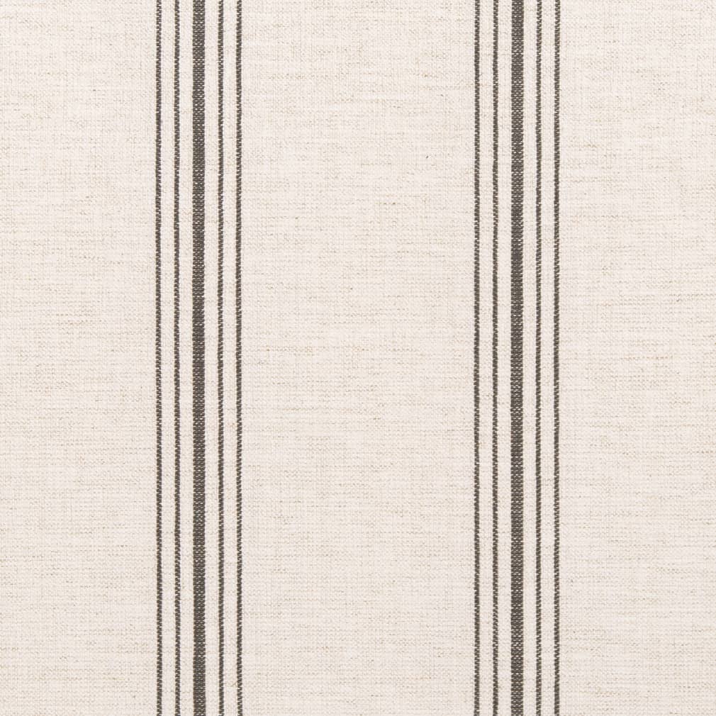 D2281 Stripe Hampton Slate Grey & Silver Charlotte Fabrics