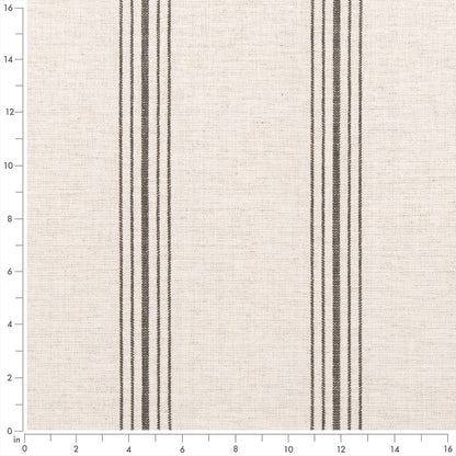 D2281 Stripe Hampton Slate Grey & Silver Charlotte Fabrics