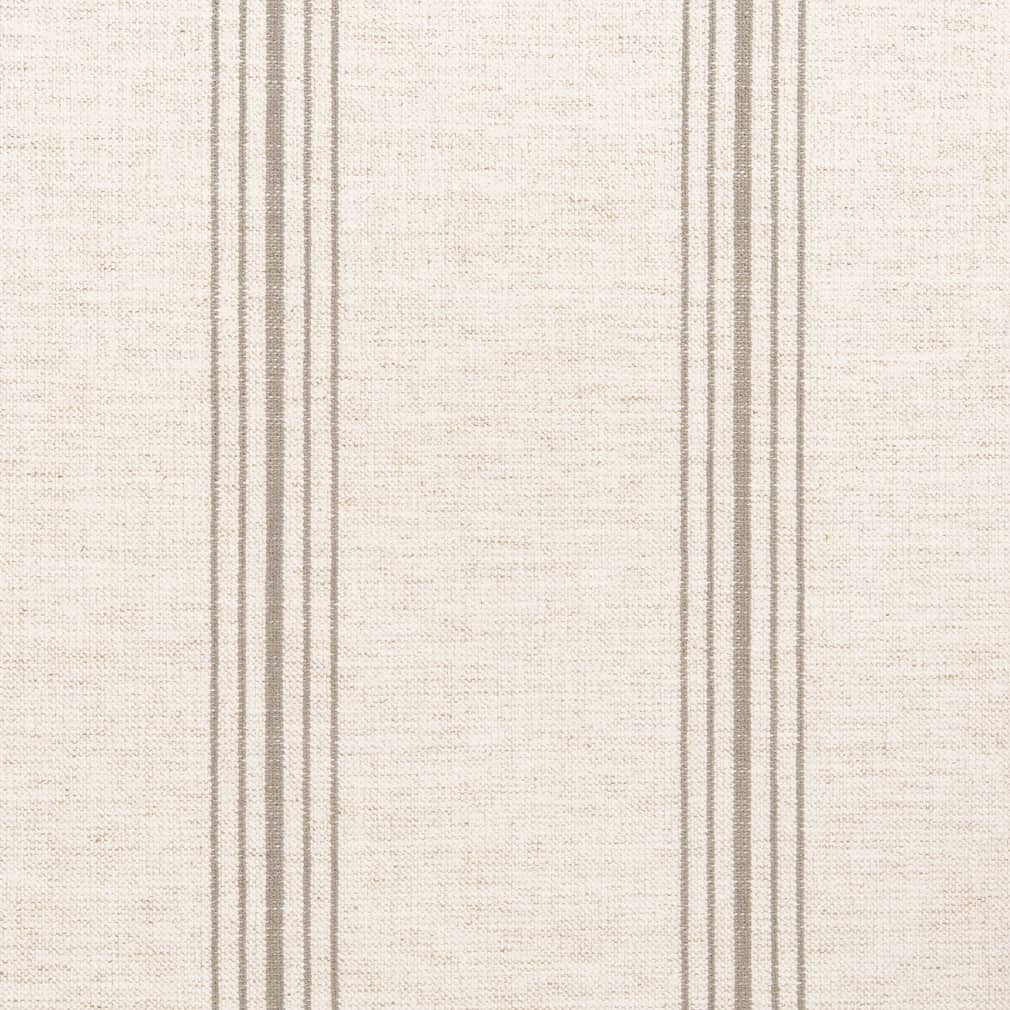 D2282 Stripe Hampton Stone Grey & Silver Charlotte Fabrics