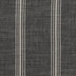 D2283 Stripe Newport Charcoal Grey & Silver Charlotte Fabrics