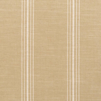 D2285 Stripe Newport Sand Beige & Taupe Charlotte Fabrics