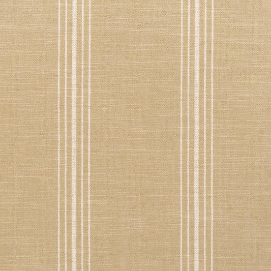 D2285 Stripe Newport Sand Beige & Taupe Charlotte Fabrics