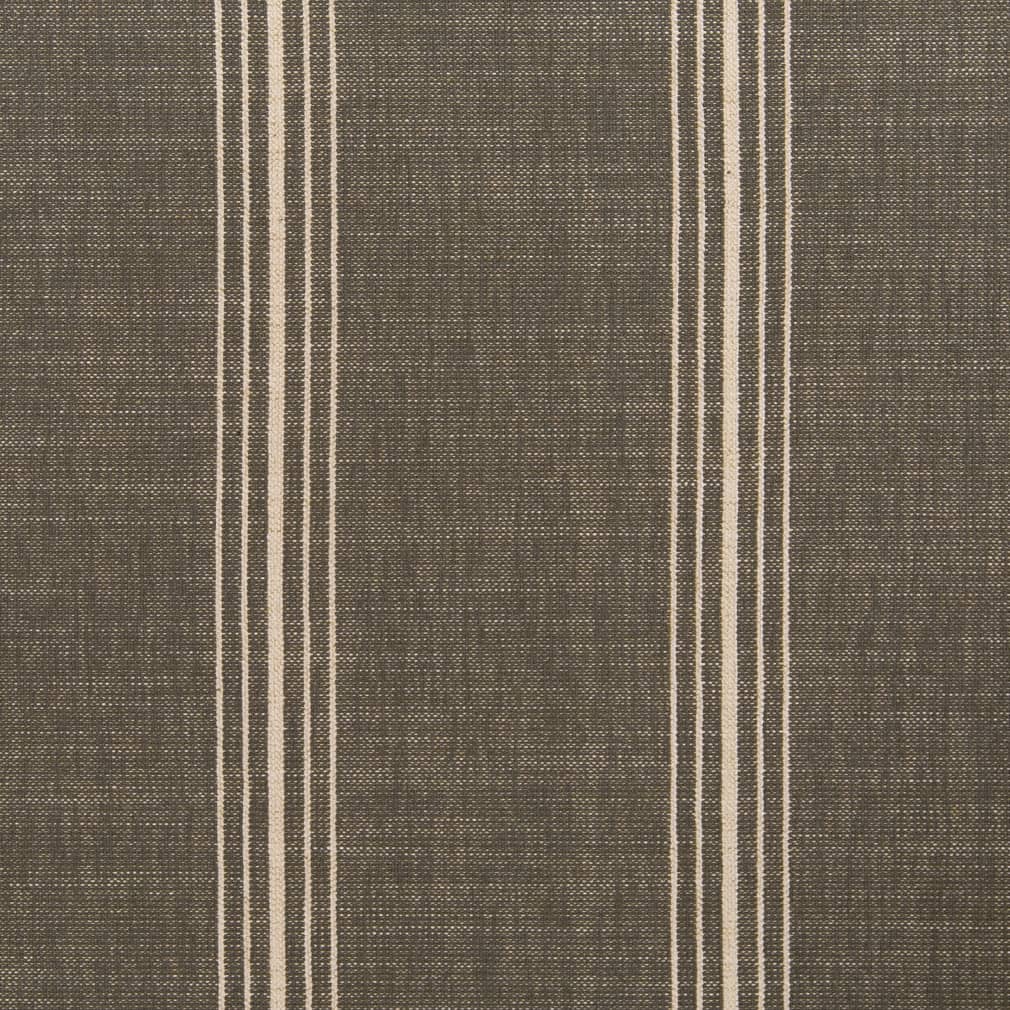 D2286 Stripe Newport Slate Grey & Silver Charlotte Fabrics