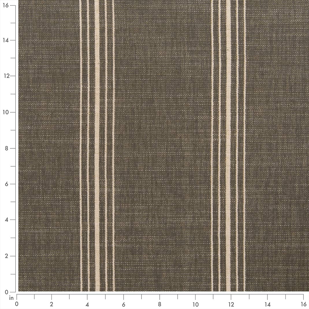 D2286 Stripe Newport Slate Grey & Silver Charlotte Fabrics