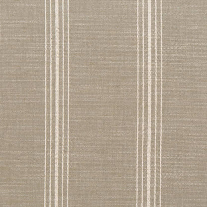 D2287 Stripe Newport Stone Grey & Silver Charlotte Fabrics