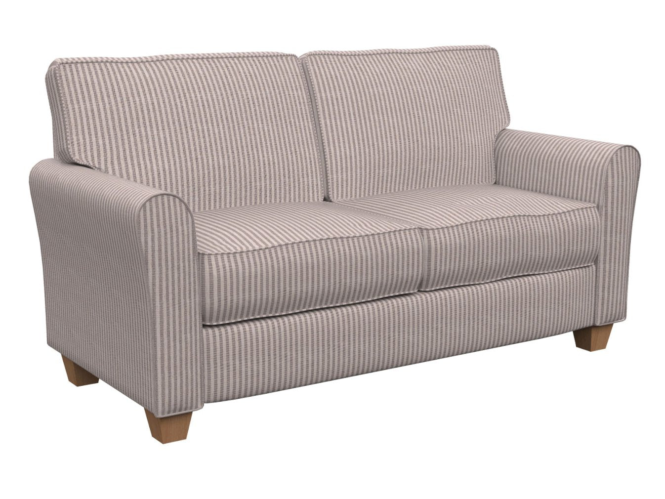 D235 Stripe Stone Stripe Grey & Silver Charlotte Fabrics