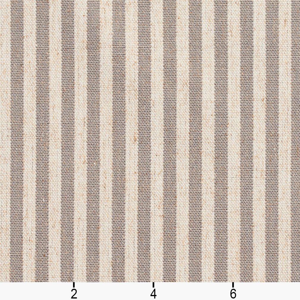 D235 Stripe Stone Stripe Grey & Silver Charlotte Fabrics