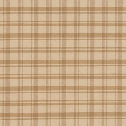 D2387 Plaid Khaki Beige & Taupe Charlotte Fabrics