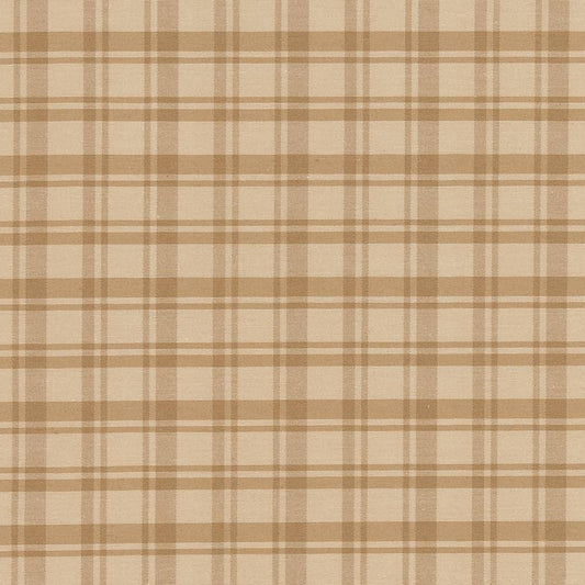 D2387 Plaid Khaki Beige & Taupe Charlotte Fabrics
