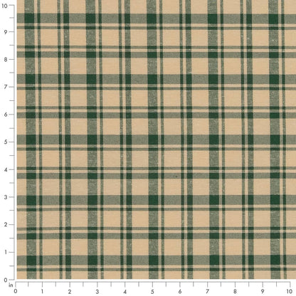 D2390 Plaid Juniper Green Charlotte Fabrics