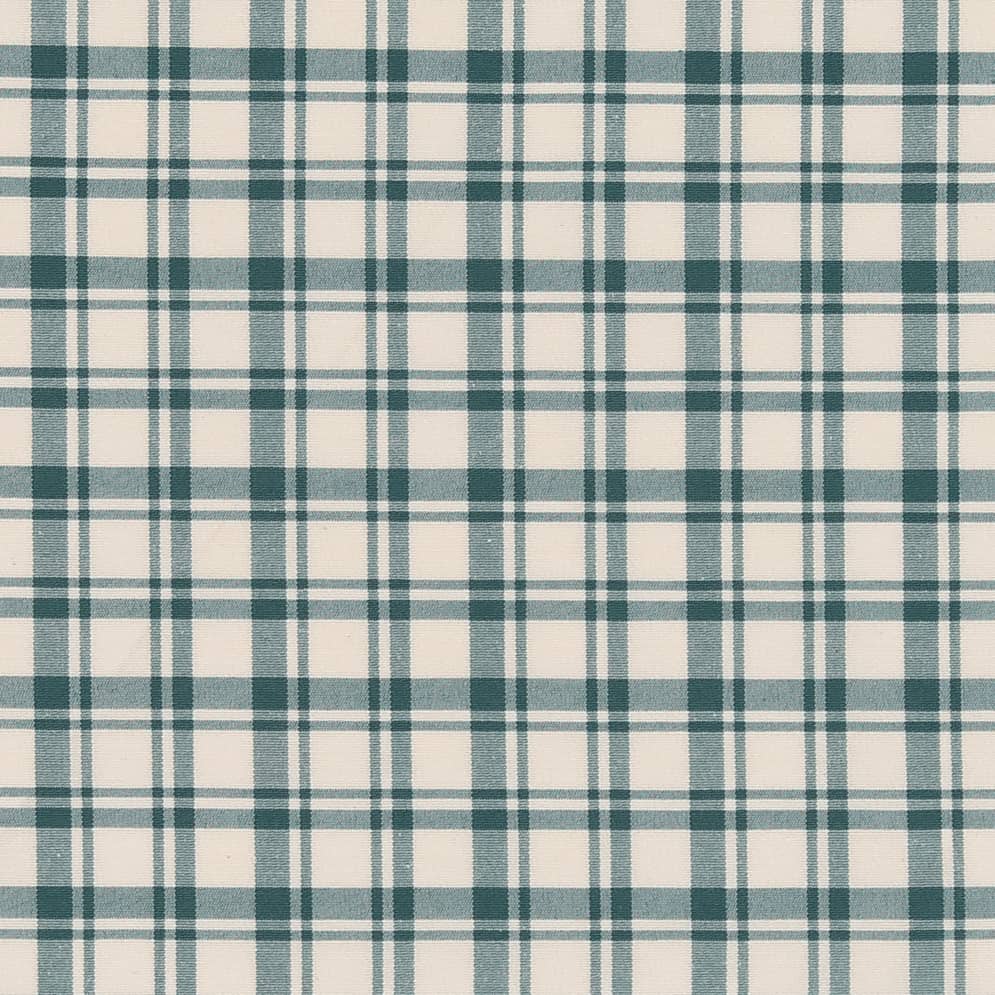 D2391 Plaid Teal Aqua & Teal Charlotte Fabrics
