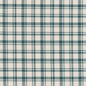 D2391 Plaid Teal Aqua & Teal Charlotte Fabrics