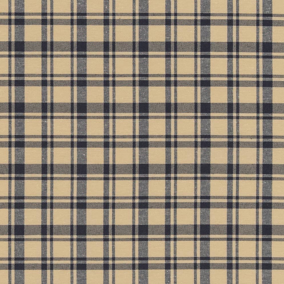 D2392 Plaid Ink Blue Charlotte Fabrics