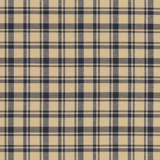 D2392 Plaid Ink Blue Charlotte Fabrics