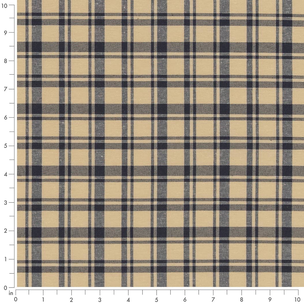 D2392 Plaid Ink Blue Charlotte Fabrics