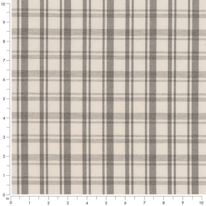 D2393 Plaid Sterling Grey & Silver Charlotte Fabrics