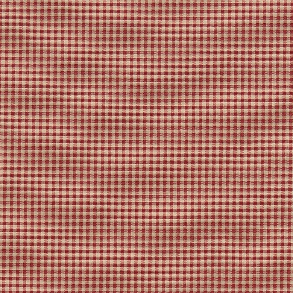 D2396 Check & Houndstooth,Small Scale Crimson Red & Burgundy Charlotte Fabrics