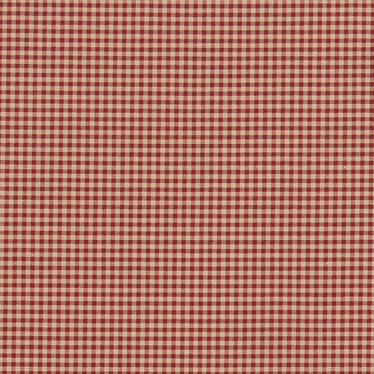 D2396 Check & Houndstooth,Small Scale Crimson Red & Burgundy Charlotte Fabrics