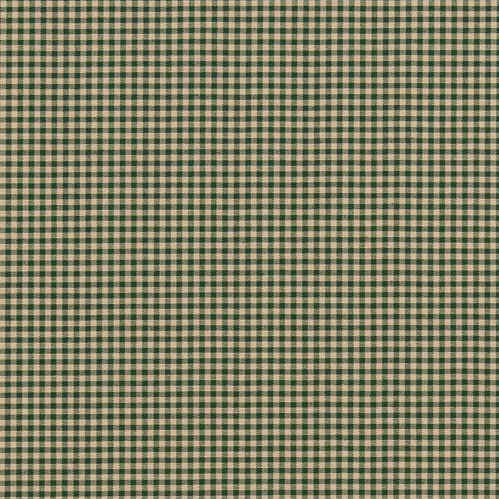 D2398 Check & Houndstooth,Small Scale Forest Green Charlotte Fabrics
