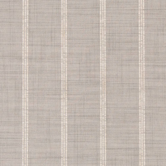 D2405 Stripe Fog Grey & Silver Charlotte Fabrics