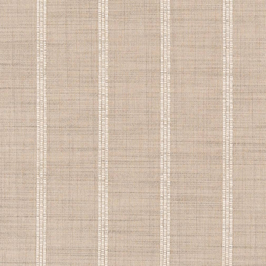 D2406 Stripe Natural Beige & Taupe Charlotte Fabrics