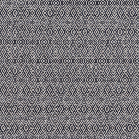 D2410 Abstract & Geometric,Diamonds,Small Scale Baltic Blue Charlotte Fabrics