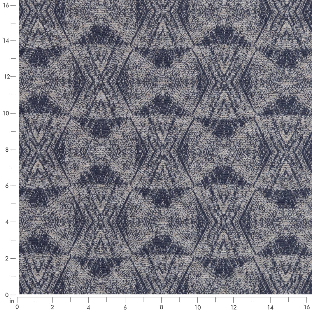D2428 Abstract & Geometric,Global Oxford Blue Charlotte Fabrics