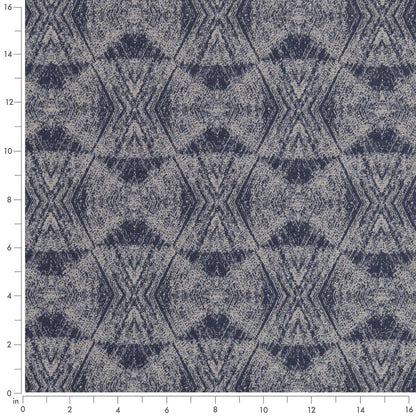 D2428 Abstract & Geometric,Global Oxford Blue Charlotte Fabrics