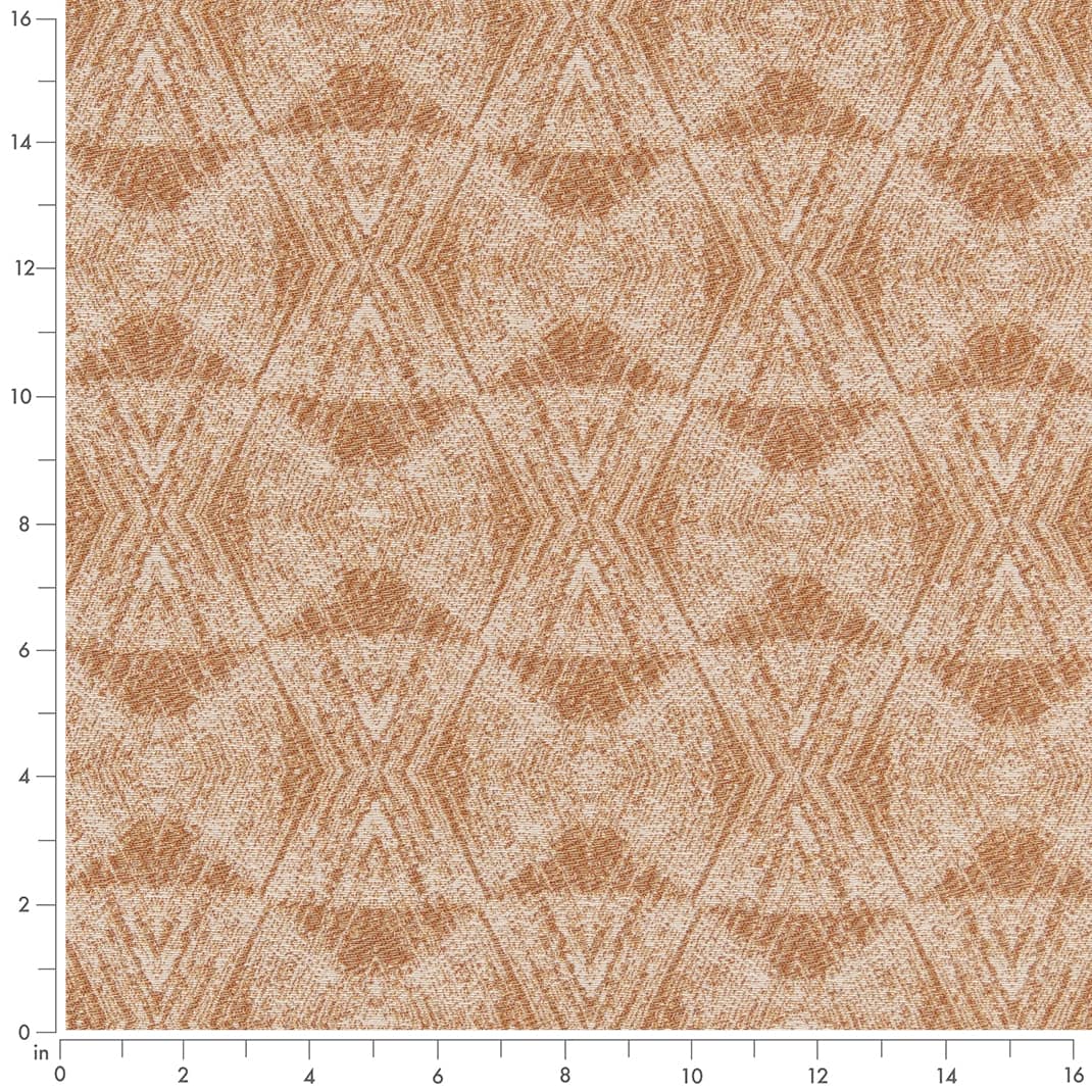 D2429 Abstract & Geometric,Global Cider Orange & Rust Charlotte Fabrics