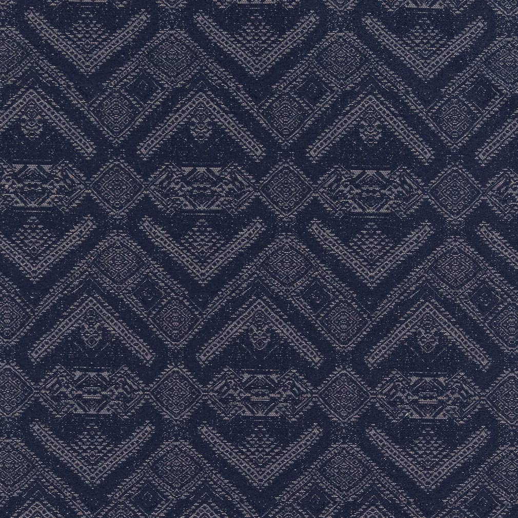 D2432 Abstract & Geometric,Global Midnight Blue Charlotte Fabrics